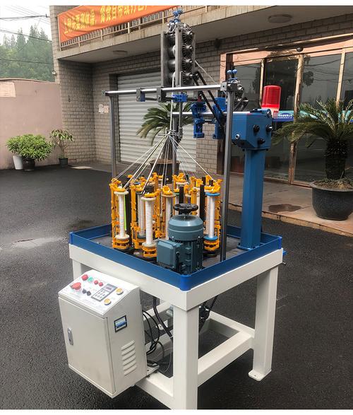 xd130系列做外包管带 石棉绳等圆绳高速编织机型号xd130